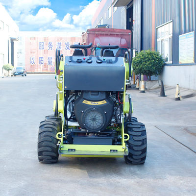 375KG 動作重量 付属装置付きミニ スキッドステアローダー EPA ディーゼルエンジン