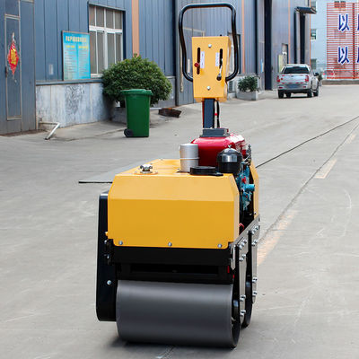 500kg ミニ アスファルト バイブラータ 道路 ローラー コンパクター マシン ウォーク 裏 ダブル ドラム