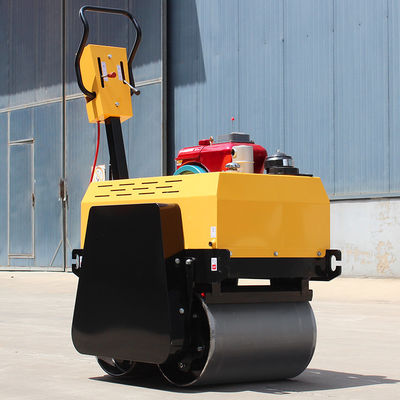 500kg ミニ アスファルト バイブラータ 道路 ローラー コンパクター マシン ウォーク 裏 ダブル ドラム