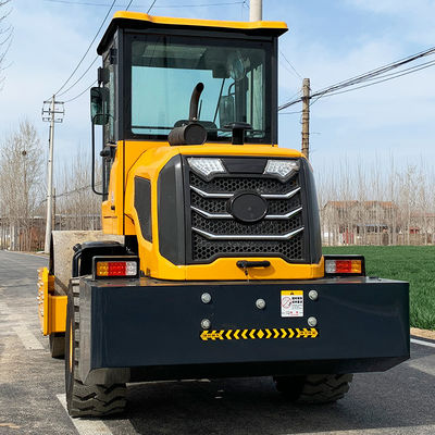 カワサキ水力バルブ 8t 8000kg 石灰と土を圧縮するためのディーゼルロードロール