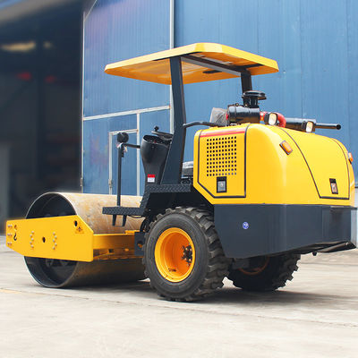 3.5トンのロードローラー 単体ドラムローラー コンパクター 液圧振動 振動型土のローラー