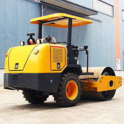 道路建設 3.5 トンのローラー 55KN 刺激力とユーザーフレンドリーなデザイン