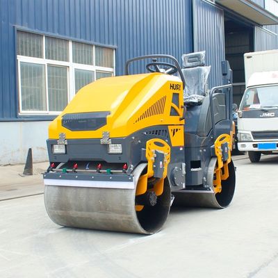 1t 2t 3t ダブルドラムロードローラー 11.5kw パワーと水力駆動方法