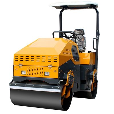 560mm ドラム 直径 2 トン コンパクト 液圧 双滑 ドラム 振動式 ロード ロール