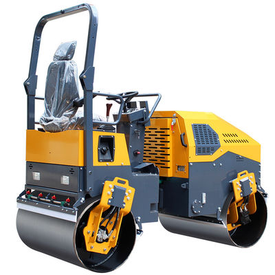 小型3トンの乗車 双鼓 完全水力 アスファルト 振動式ロードローラー ユーロ5